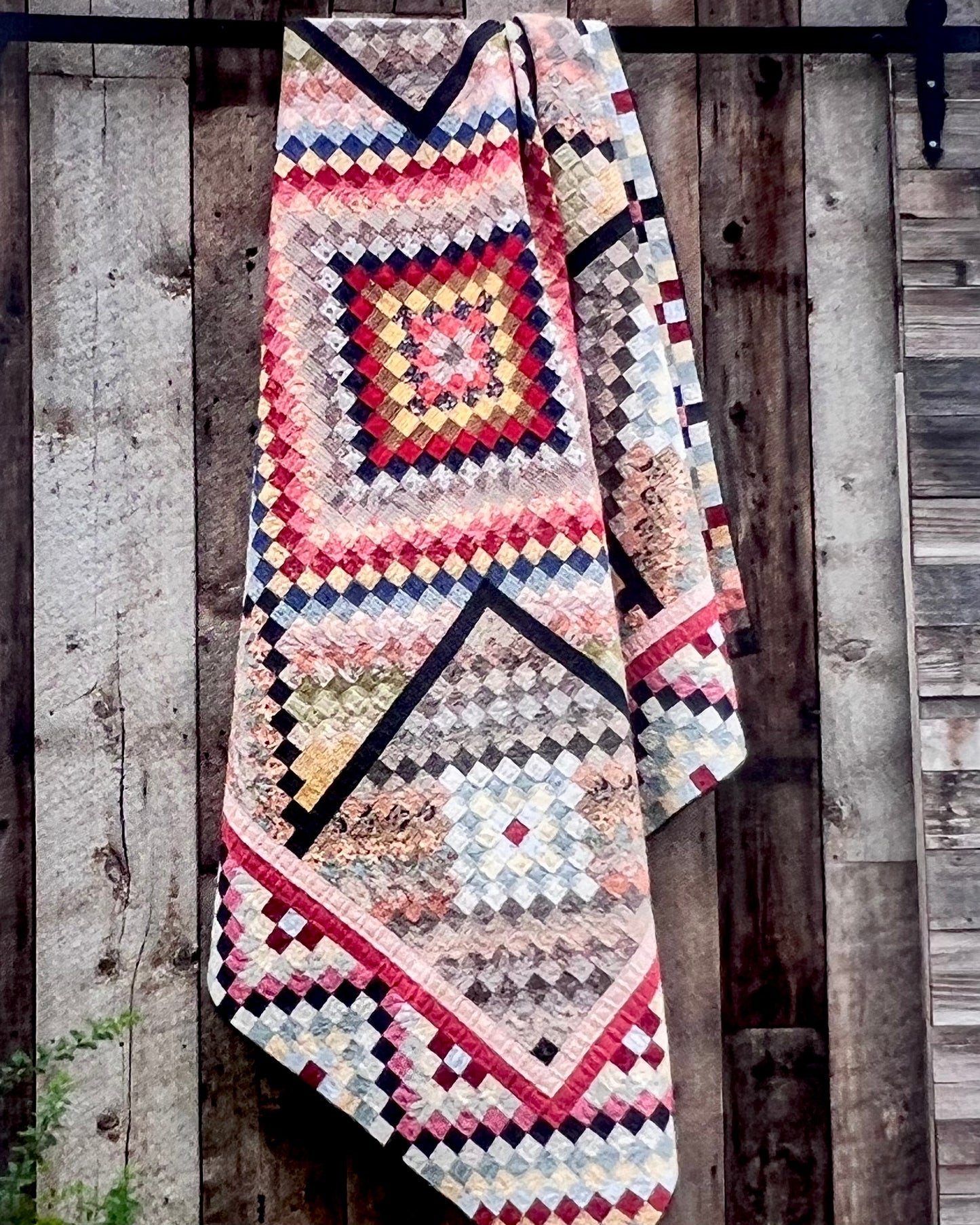 Heirloom Quilts from Carmen Geddes of Ten Sisters for Easy Piecing Grid System - Good Vibes Quilt Shop