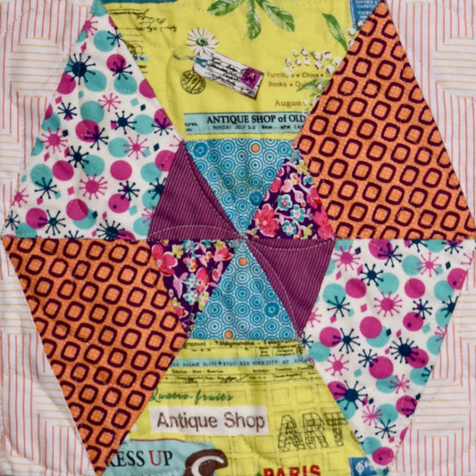 Hexagon Quilt Foundation Papers, Jen Kingwell Designs Quilt Block Moda Fabrics Amitie Textiles