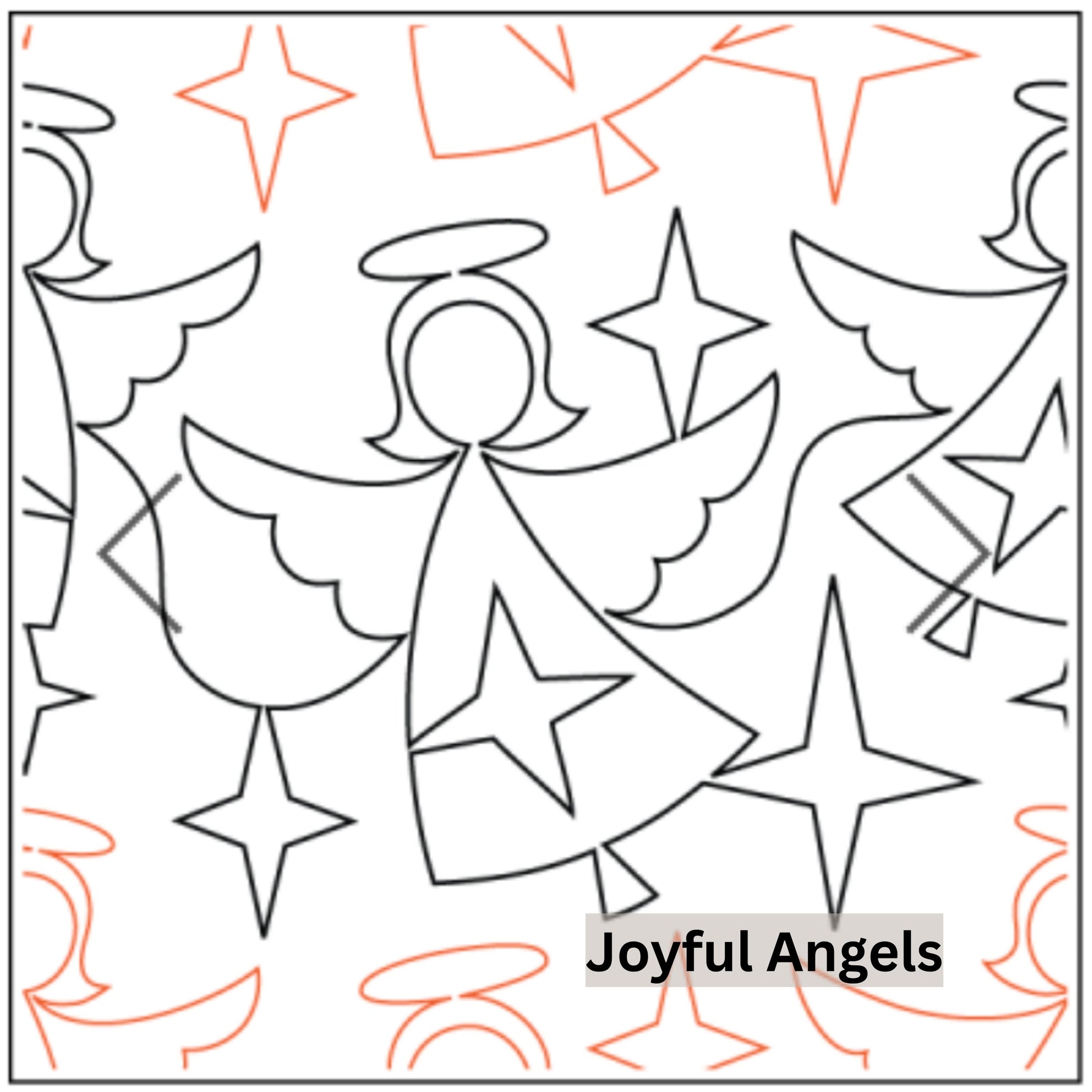 Christmas and Winter Snow Patterns Pantograph Patterns for Edge to Edge for Longarm Quilting - Good Vibes Quilt Shop