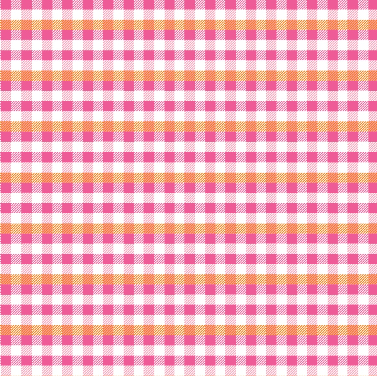 Kitty Loves Candy Halloween Plaid Pink KC23912, sold by 1/2 yard - Good Vibes Quilt Shop