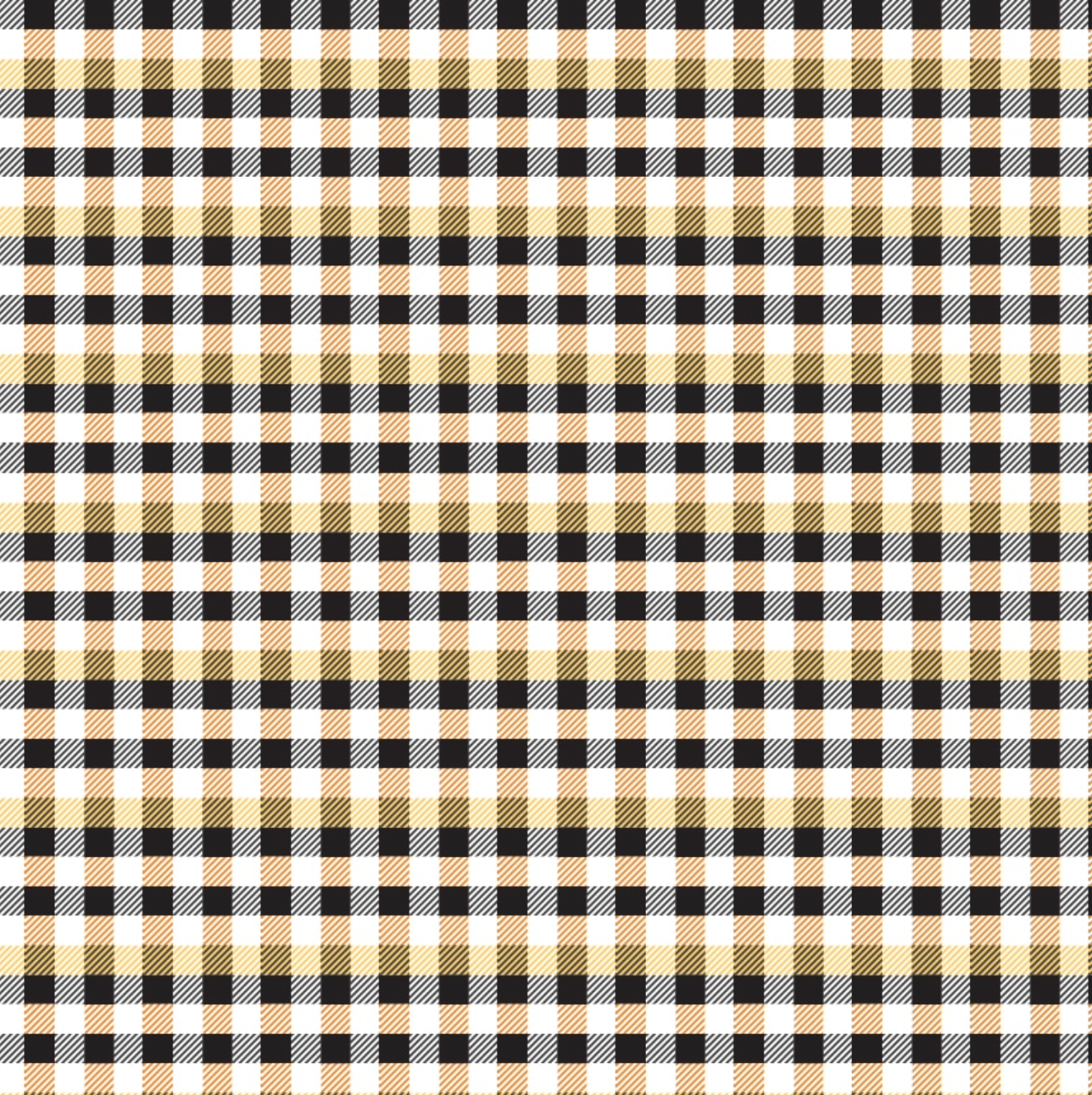 Kitty Loves Candy Halloween Plaid Black KC23914, sold by 1/2 yard - Good Vibes Quilt Shop