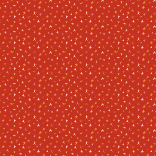KittyLovesCandy_KC23919_SparklyStarsOrange fabric