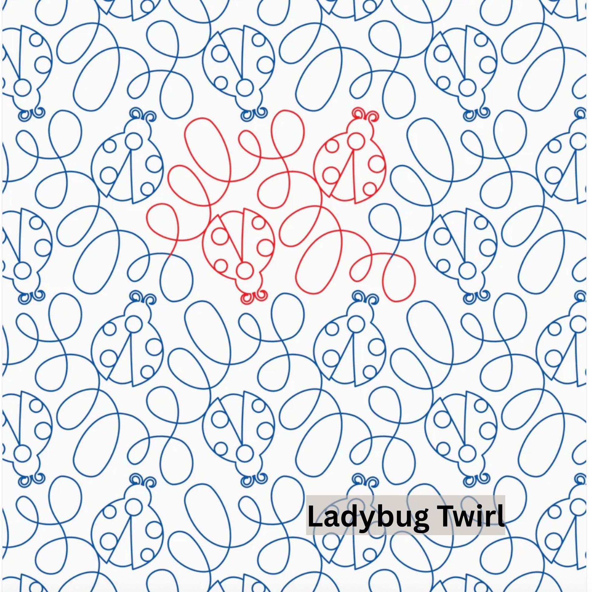 Bees, Butterflies and Bugs Pantograph Patterns for Edge to Edge for Longarm Quilting - Good Vibes Quilt Shop