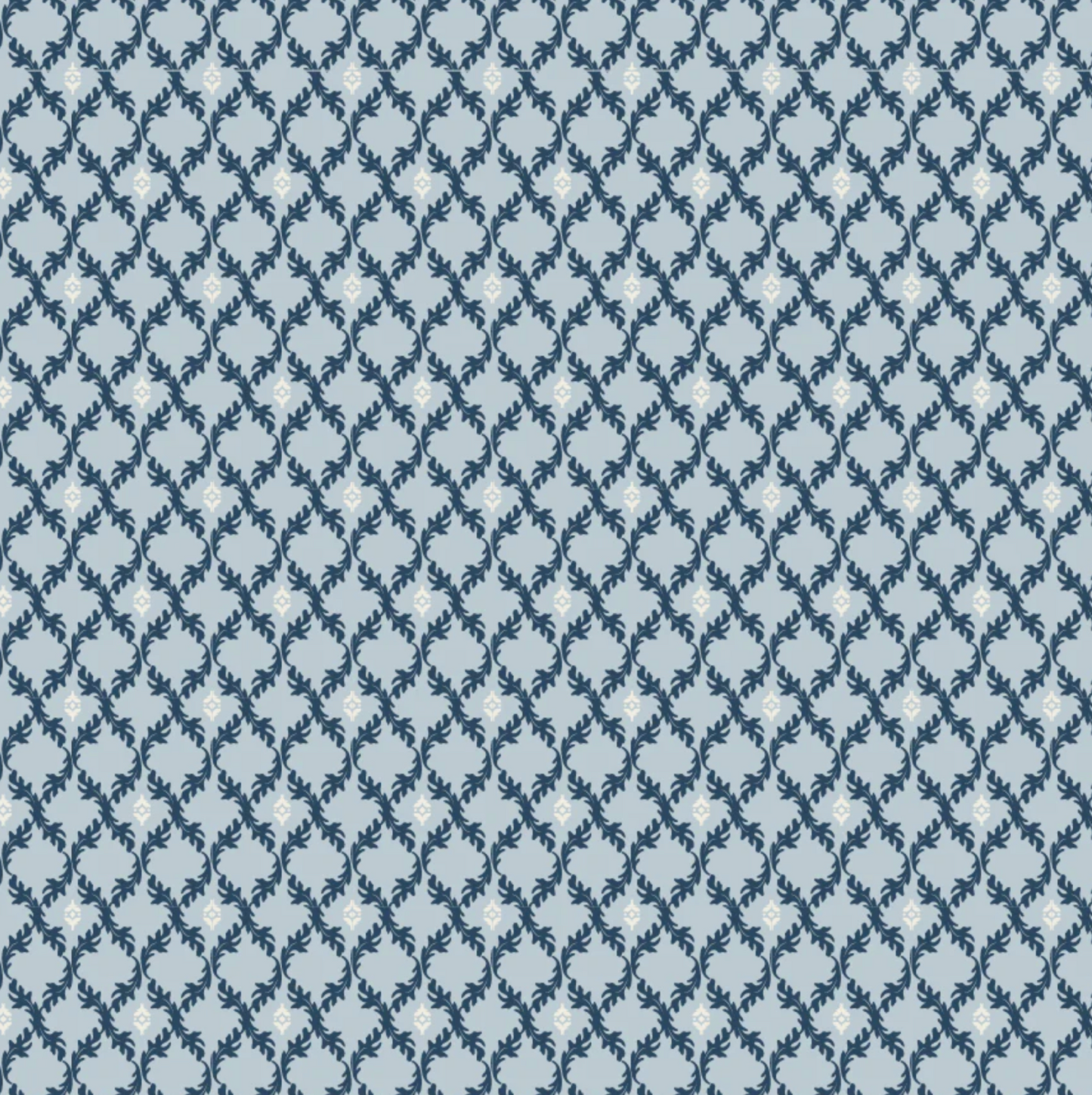 Lakeland Blues, Leafy Diamonds Medium, LB25808, PREORDER - Good Vibes Quilt Shop