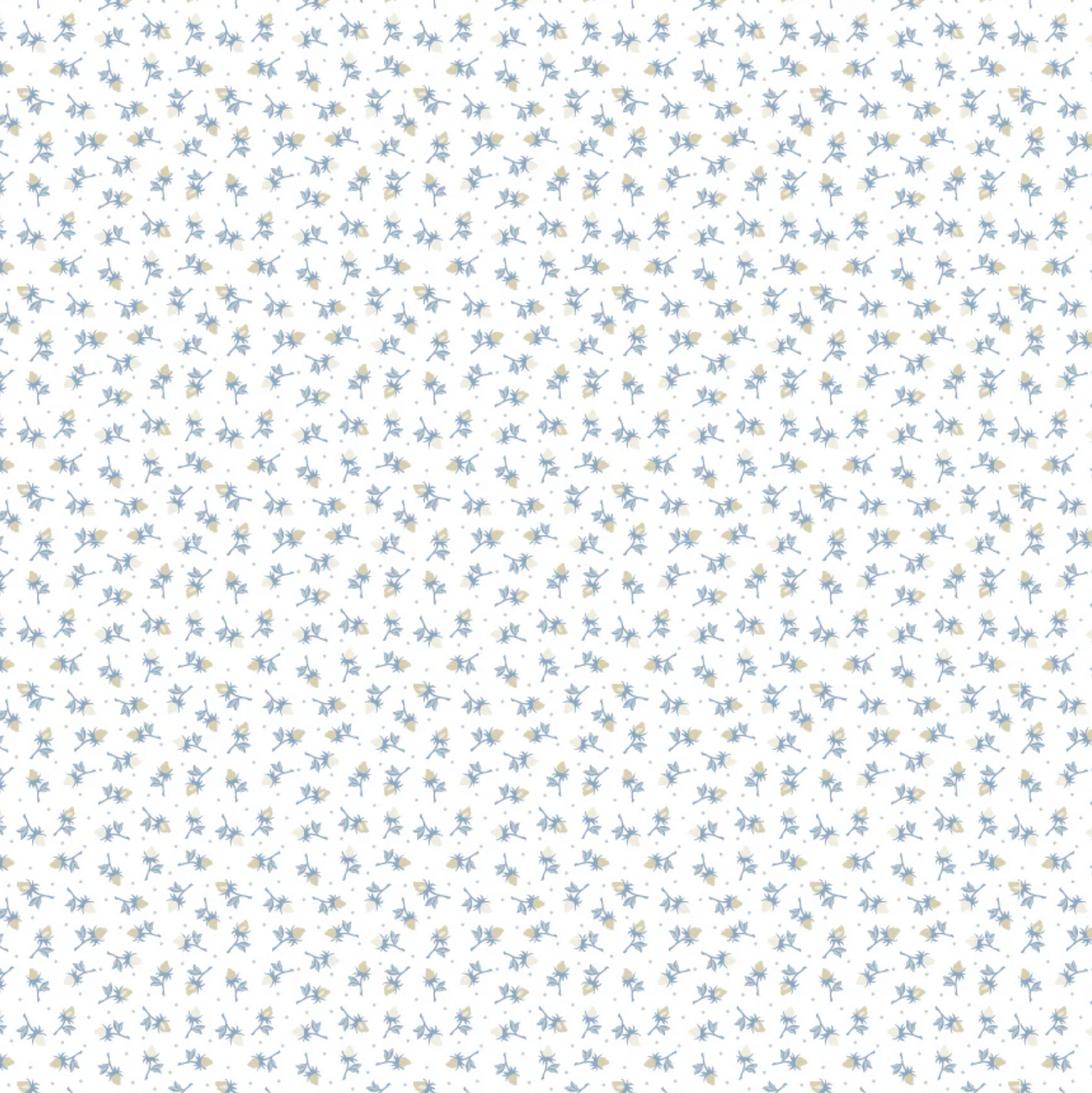 Lakeland Blues, Rosebud Toss Light, LB25815, PREORDER - Good Vibes Quilt Shop