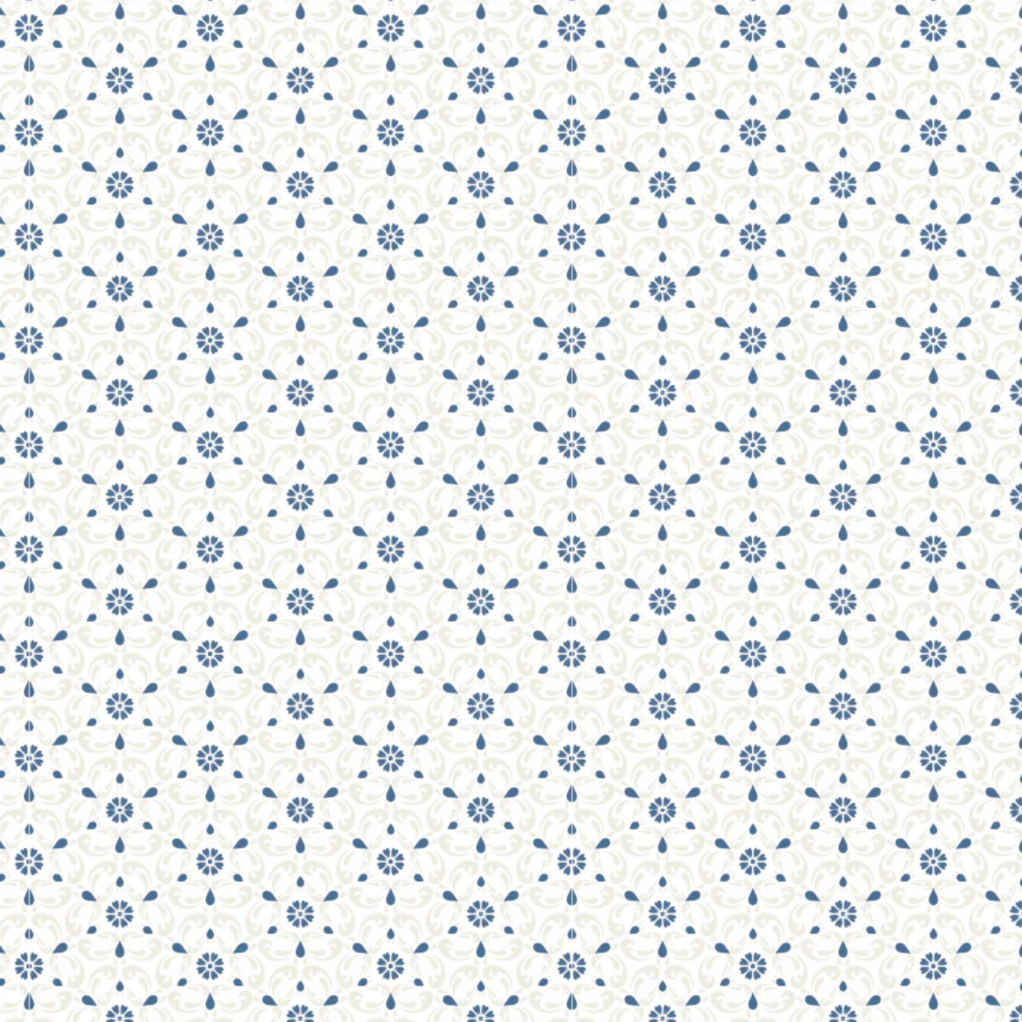 Lakeland Blues, Tri Damask Light, LB25809, PREORDER - Good Vibes Quilt Shop
