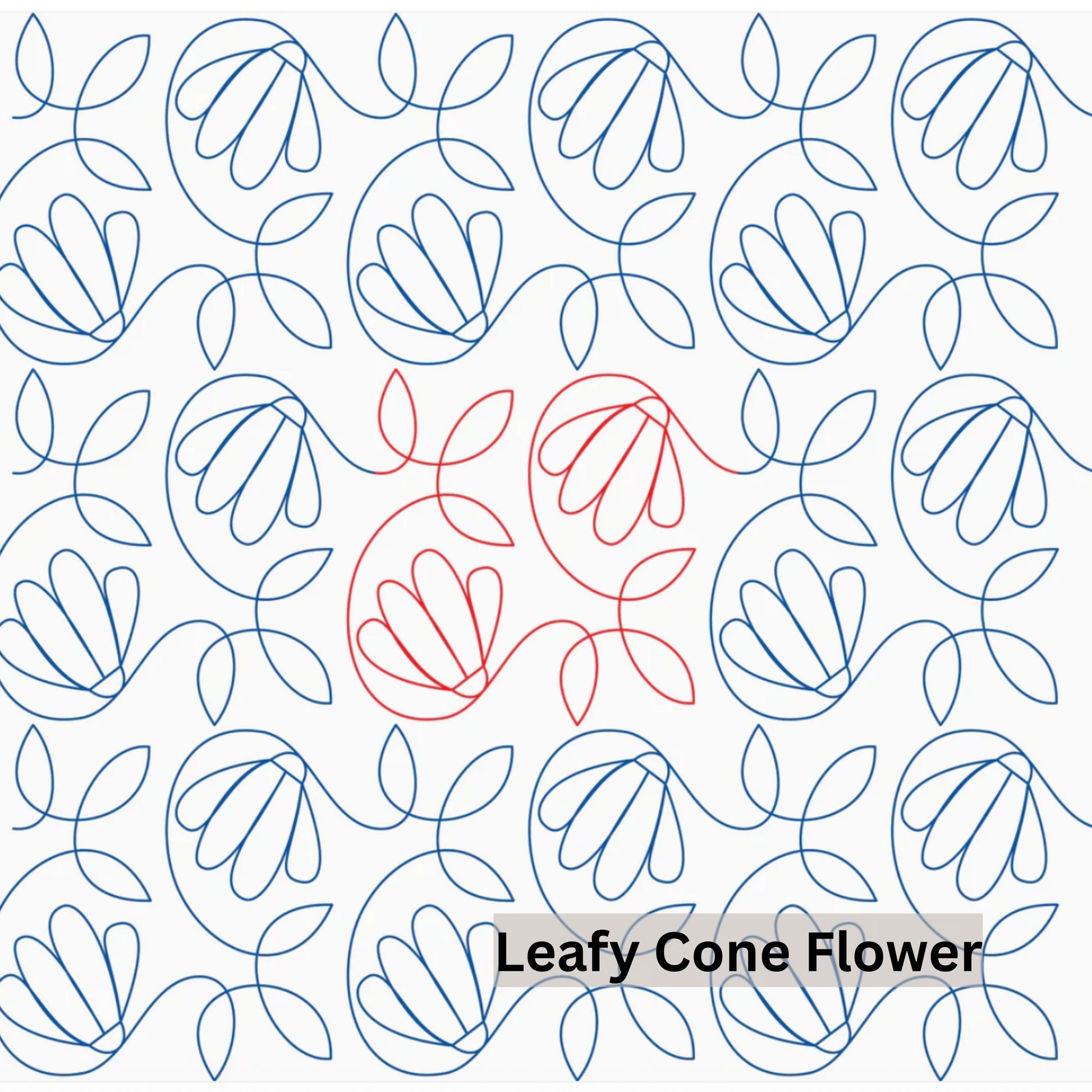 Flowers and Feathers Patterns Pantograph Patterns for Edge to Edge for Longarm Quilting - Good Vibes Quilt Shop