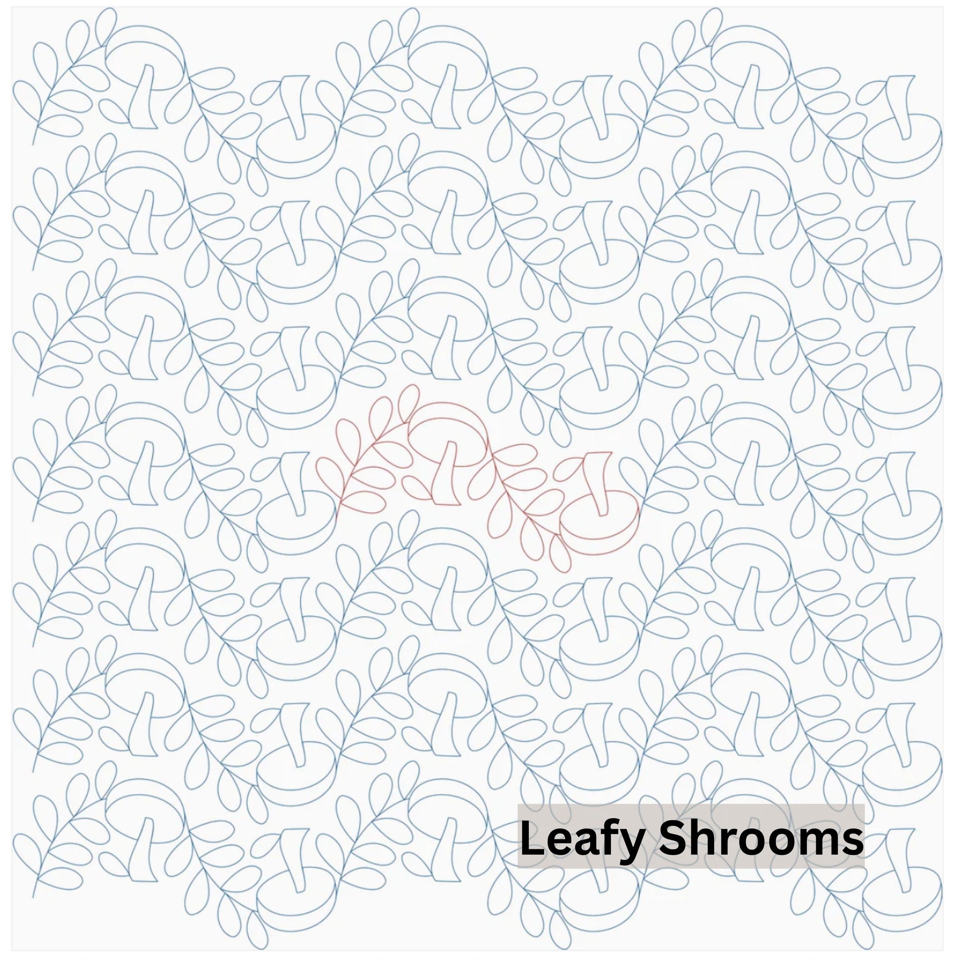 Fruit, Food and Fungi Pantograph Patterns for Edge to Edge for Longarm Quilting - Good Vibes Quilt Shop