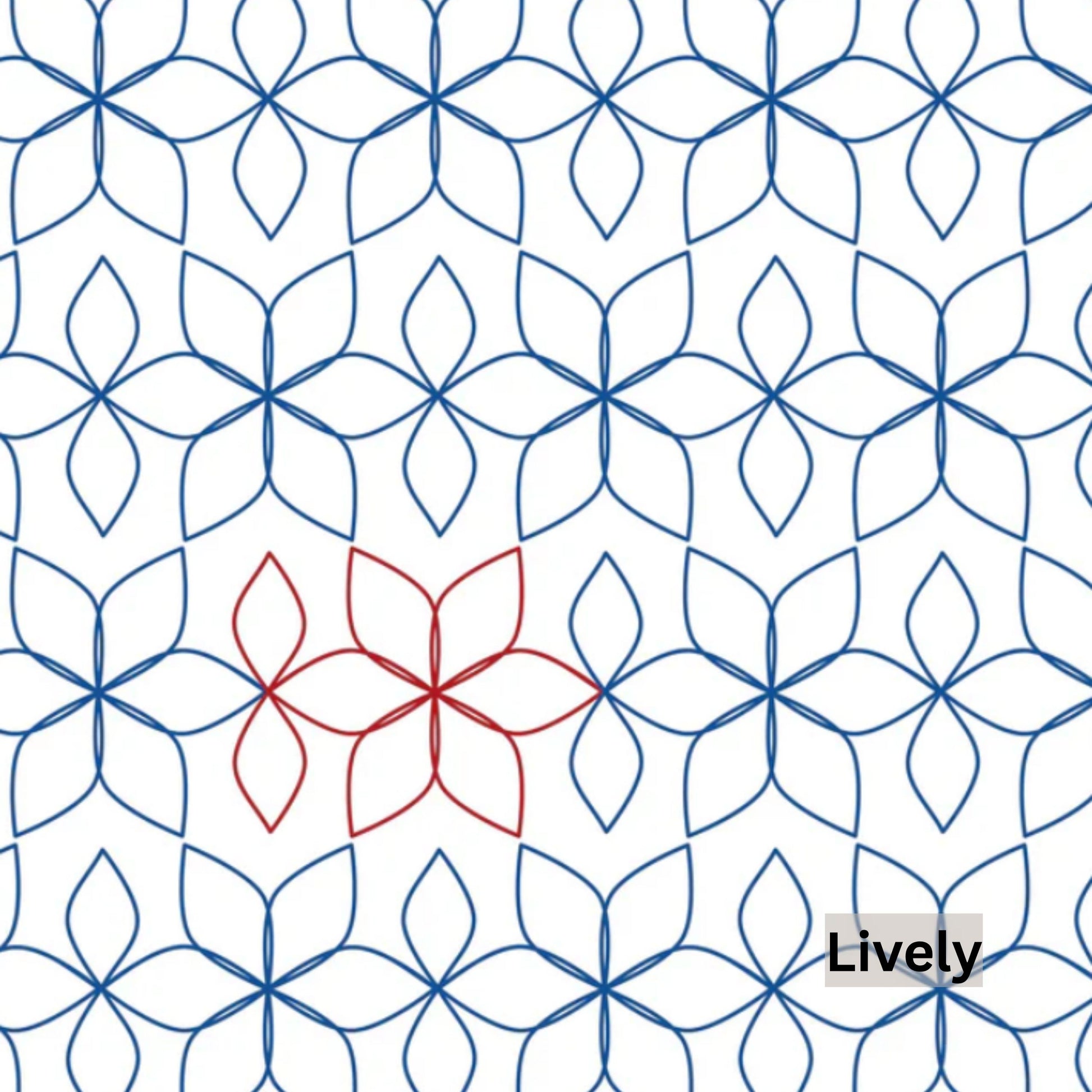 Flowers and Feathers Patterns Pantograph Patterns for Edge to Edge for Longarm Quilting - Good Vibes Quilt Shop