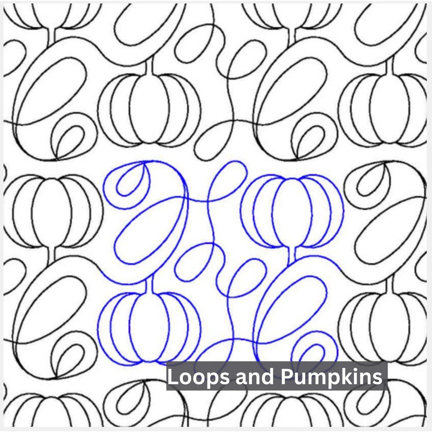 Halloween and Fall Pantographs Patterns for Edge to Edge for Longarm Quilting - Good Vibes Quilt Shop