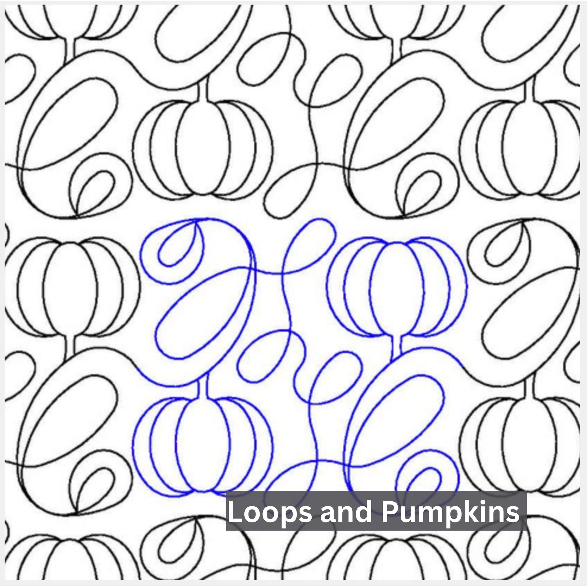 Halloween and Fall Pantographs Patterns for Edge to Edge for Longarm Quilting - Good Vibes Quilt Shop