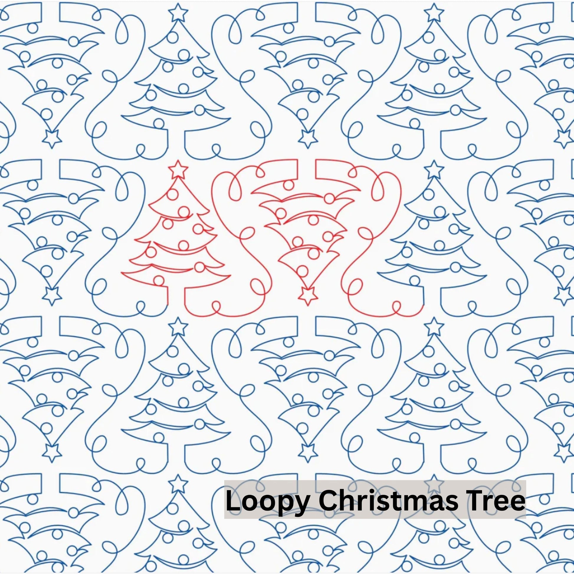 Christmas and Winter Snow Patterns Pantograph Patterns for Edge to Edge for Longarm Quilting - Good Vibes Quilt Shop