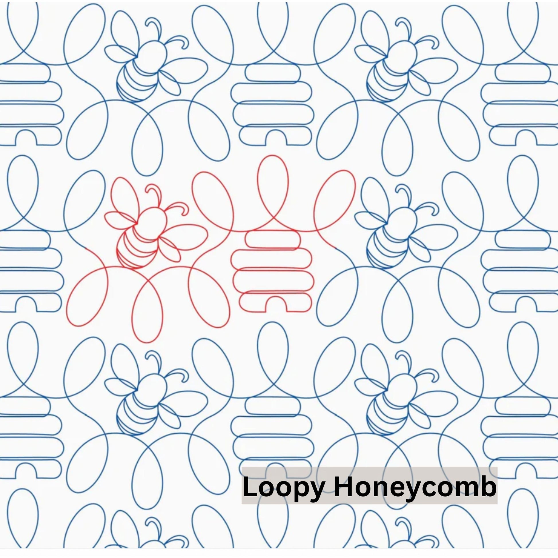 Bees, Butterflies and Bugs Pantograph Patterns for Edge to Edge for Longarm Quilting - Good Vibes Quilt Shop