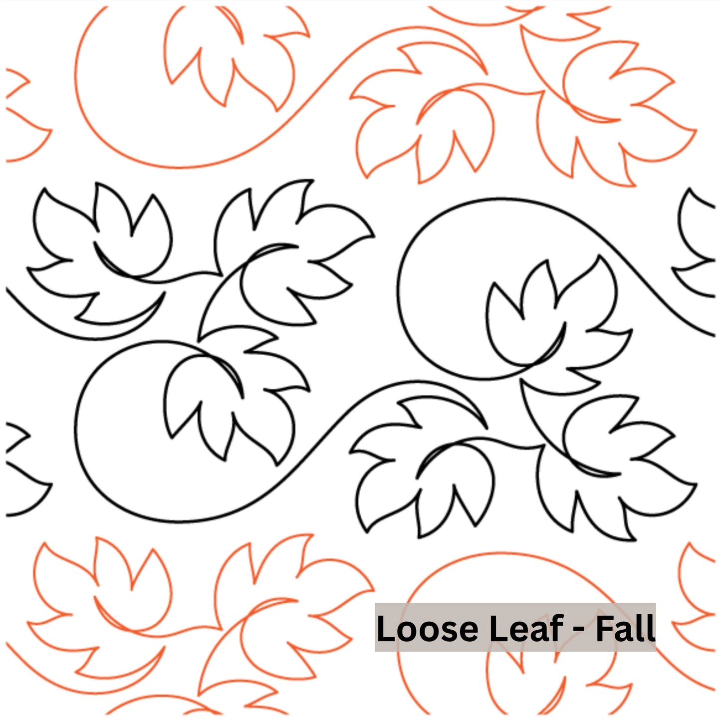Halloween and Fall Pantographs Patterns for Edge to Edge for Longarm Quilting - Good Vibes Quilt Shop