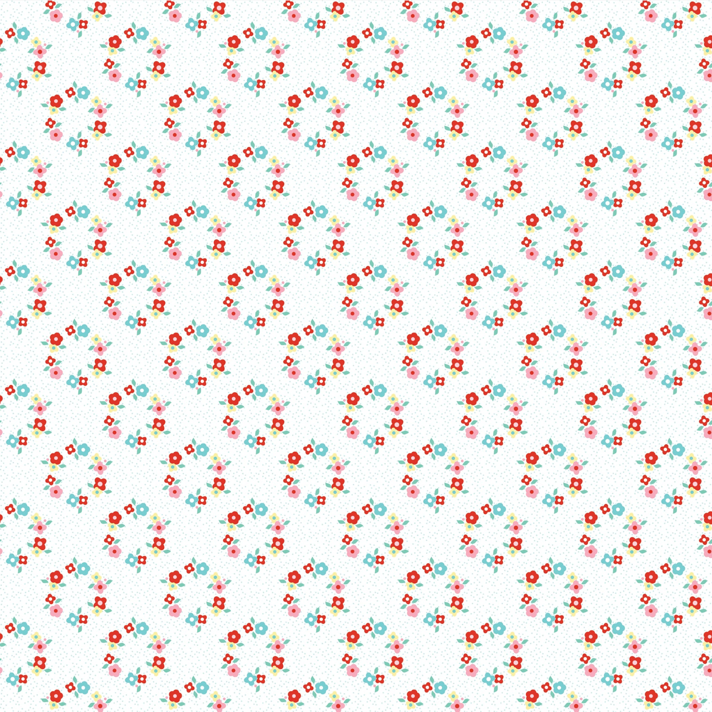 Market Day Floral Wreath White MK24559, sold by the 1/2 yard, *PRE-ORDER - Good Vibes Quilt Shop