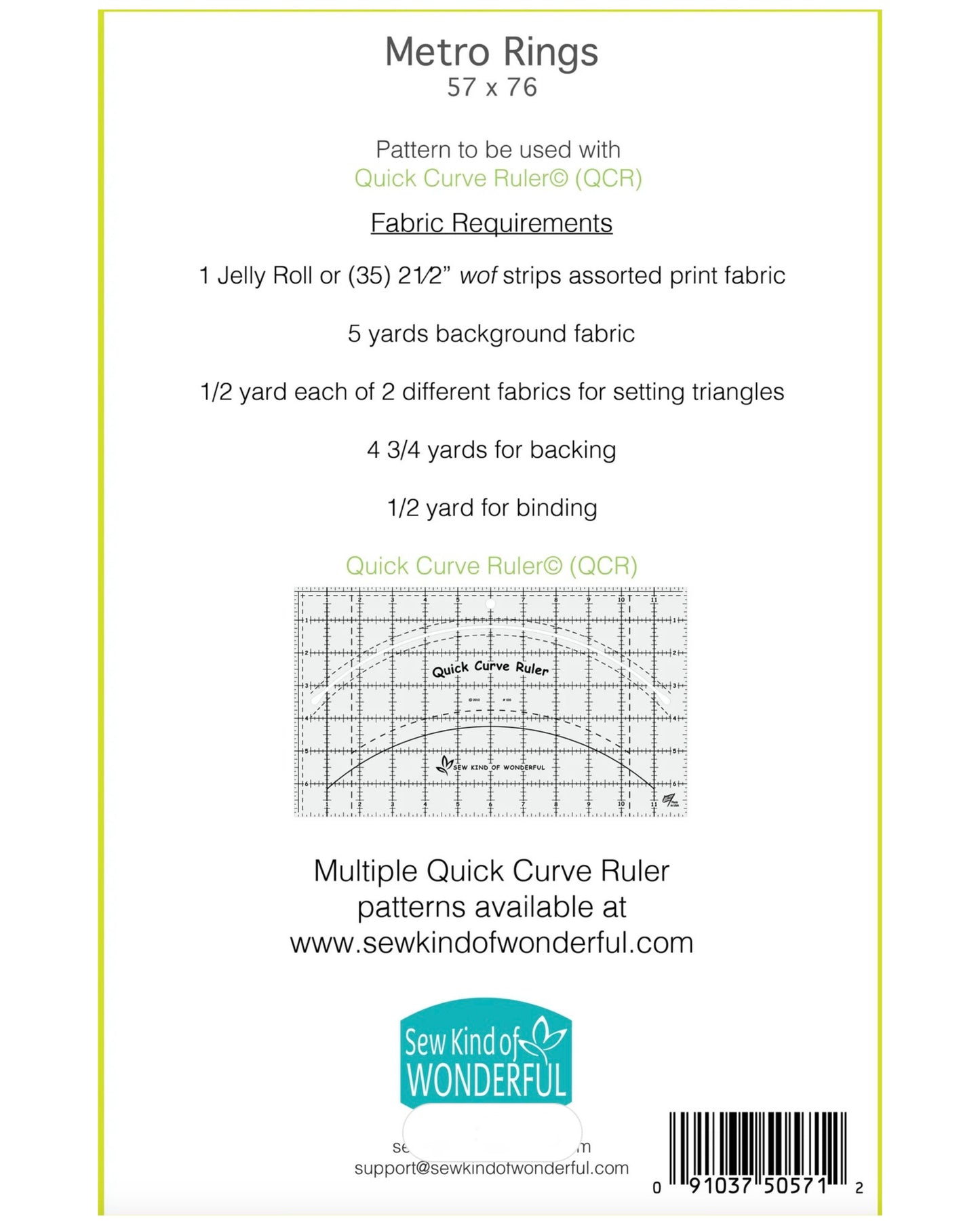 Metro Rings Quilt Pattern