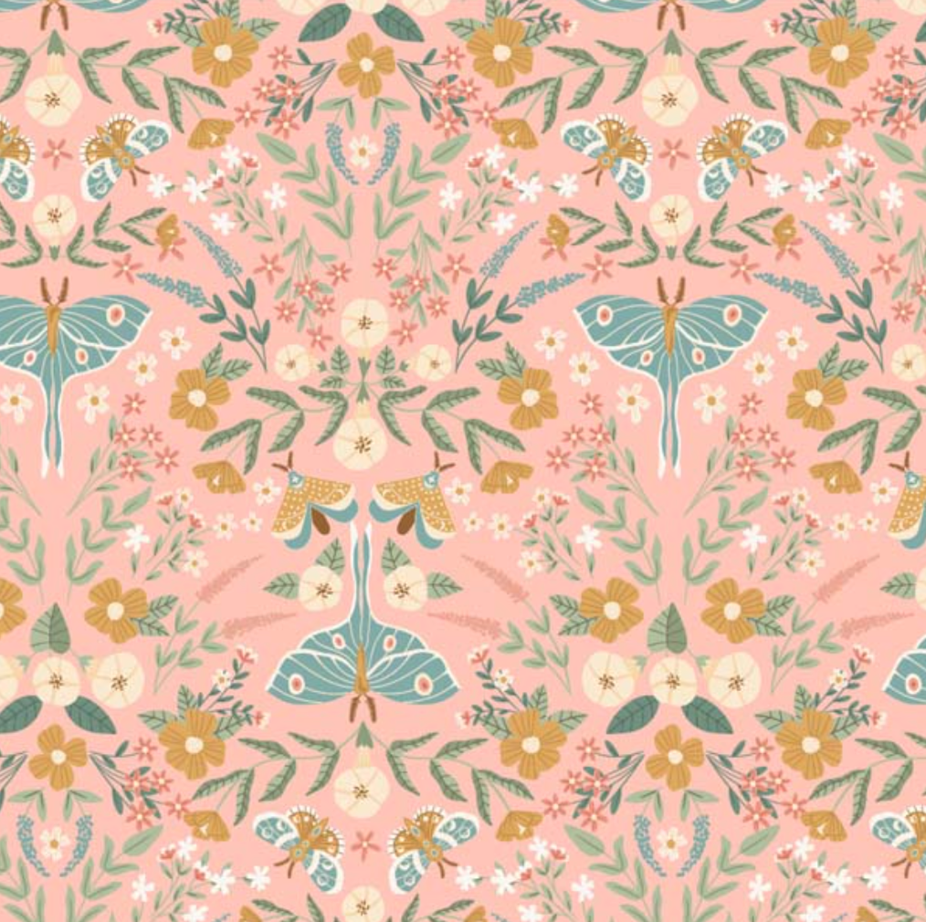 Moonbeam Dreams Nocturnal Blush MD23861, sold by the 1/2 yard - Good Vibes Quilt Shop