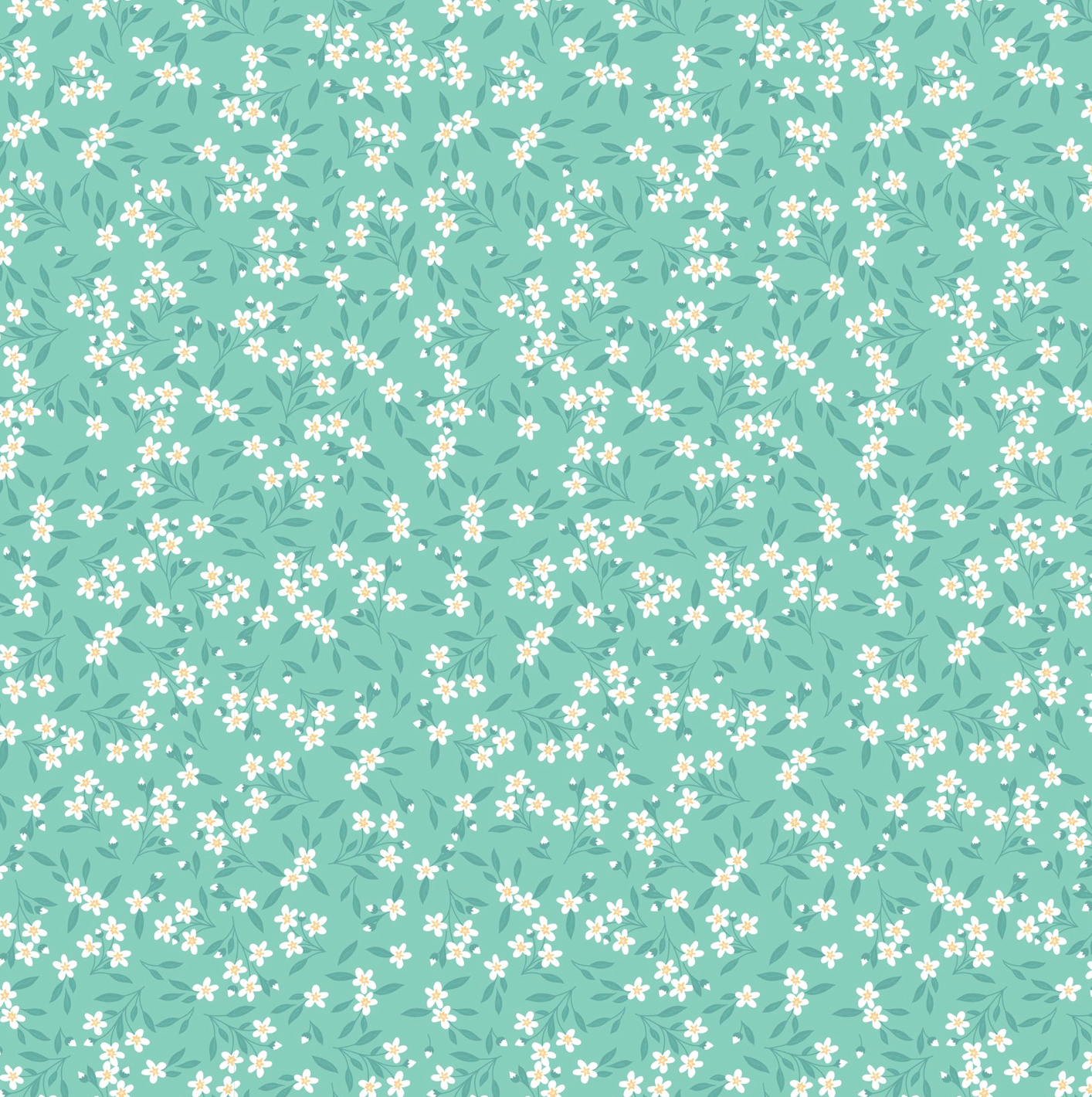 Mushroom Blooms, Bloomies Mint, MB24414, sold by the 1/2 yard, *PREORDER - Good Vibes Quilt Shop