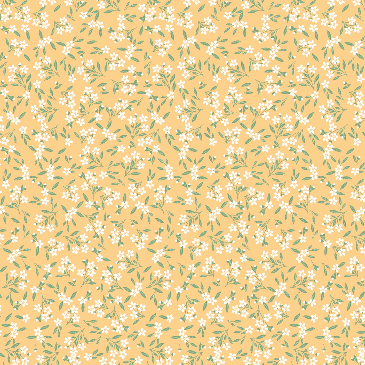 Mushroom Blooms, Bloomies Yellow, MB24412, sold by the 1/2 yard, *PREORDER - Good Vibes Quilt Shop