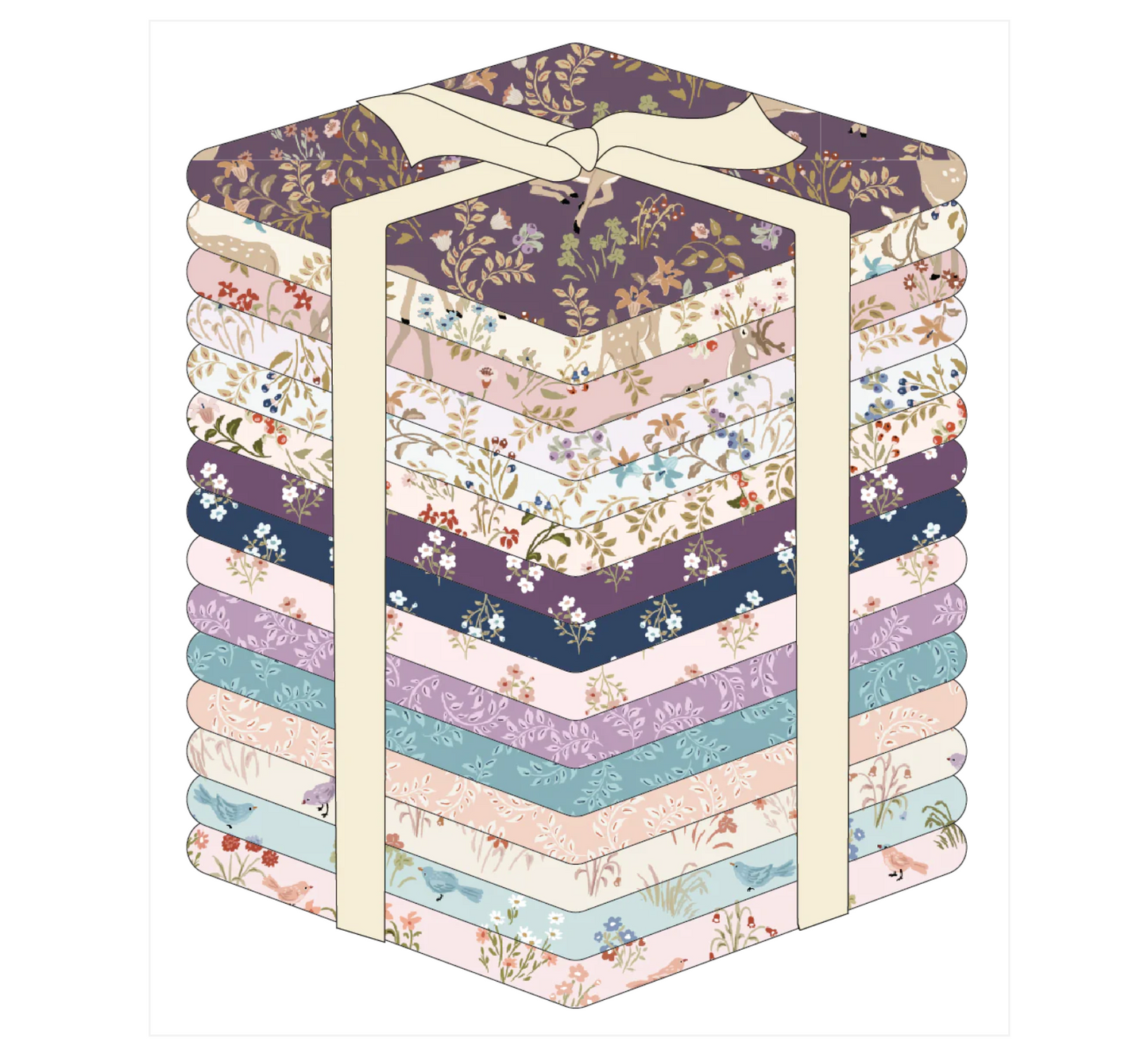 My Darling Deer, Fat Quarter Bundles, 15 Prints, DD235996, PREORDER! - Good Vibes Quilt Shop