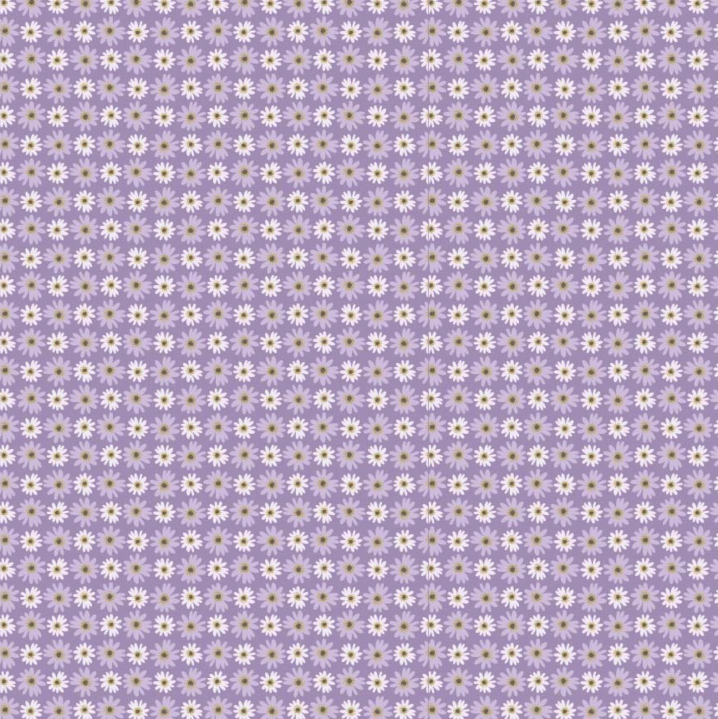 Nature Sings Fabric, Daisy Bunch, Lavender, NS24106, sold by the 1/2 yard - Good Vibes Quilt Shop