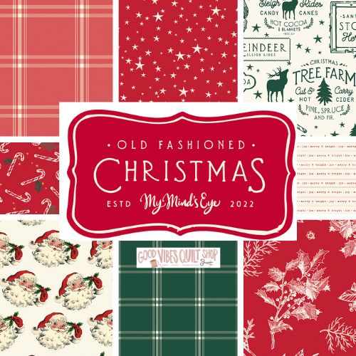 Old Fashioned Christmas by My Minds Eye a Riley Blake Designs Collection, Forest, Plaid, Sold by the 1/2 yard - Good Vibes Quilt Shop