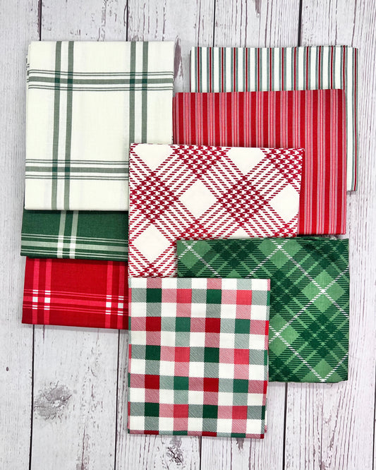 Old Fashioned Christmas with Merry Little Christmas, a custom FQ Bundle 27 pieces - Good Vibes Quilt Shop