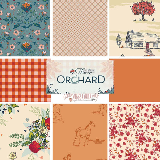 The Orchard Fabric Collection, Acres Tamed, ORC-34707, Sold by the 1/2 Yard