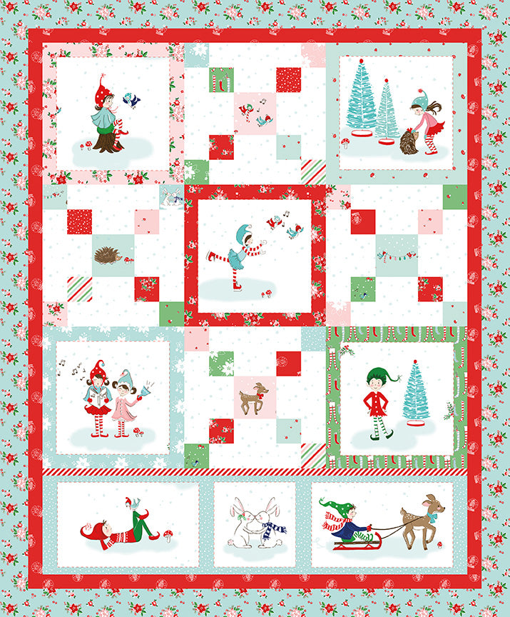 Pixie Noel 2 Panel - Good Vibes Quilt Shop
