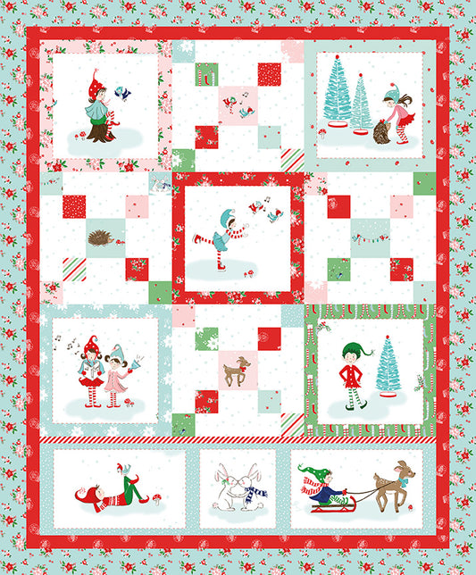 Pixie Noel 2 Panel - Good Vibes Quilt Shop