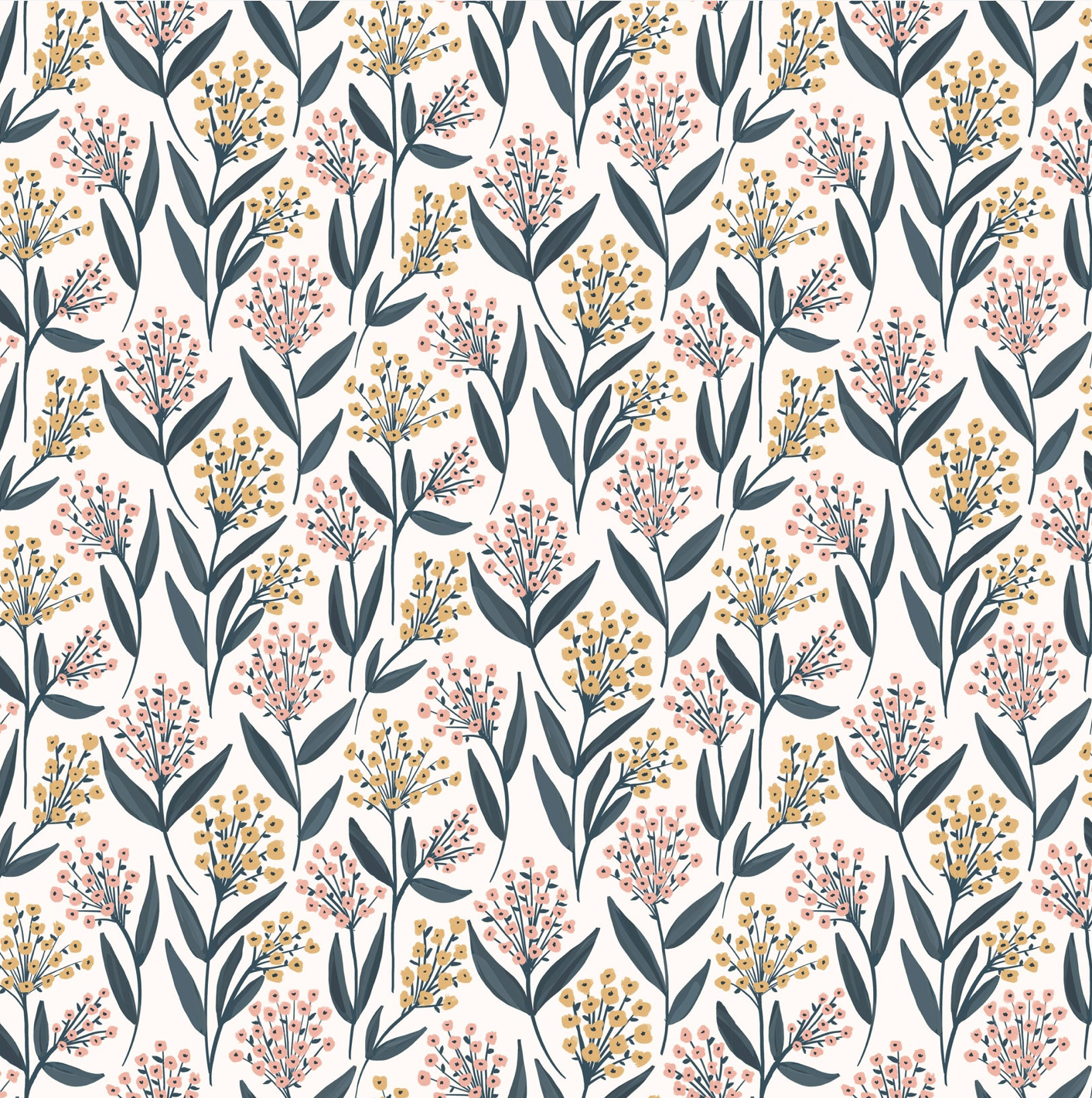 Painted Blossoms Barely Buds White PB24670, sold by the 1/2 yard, *PREORDER - Good Vibes Quilt Shop