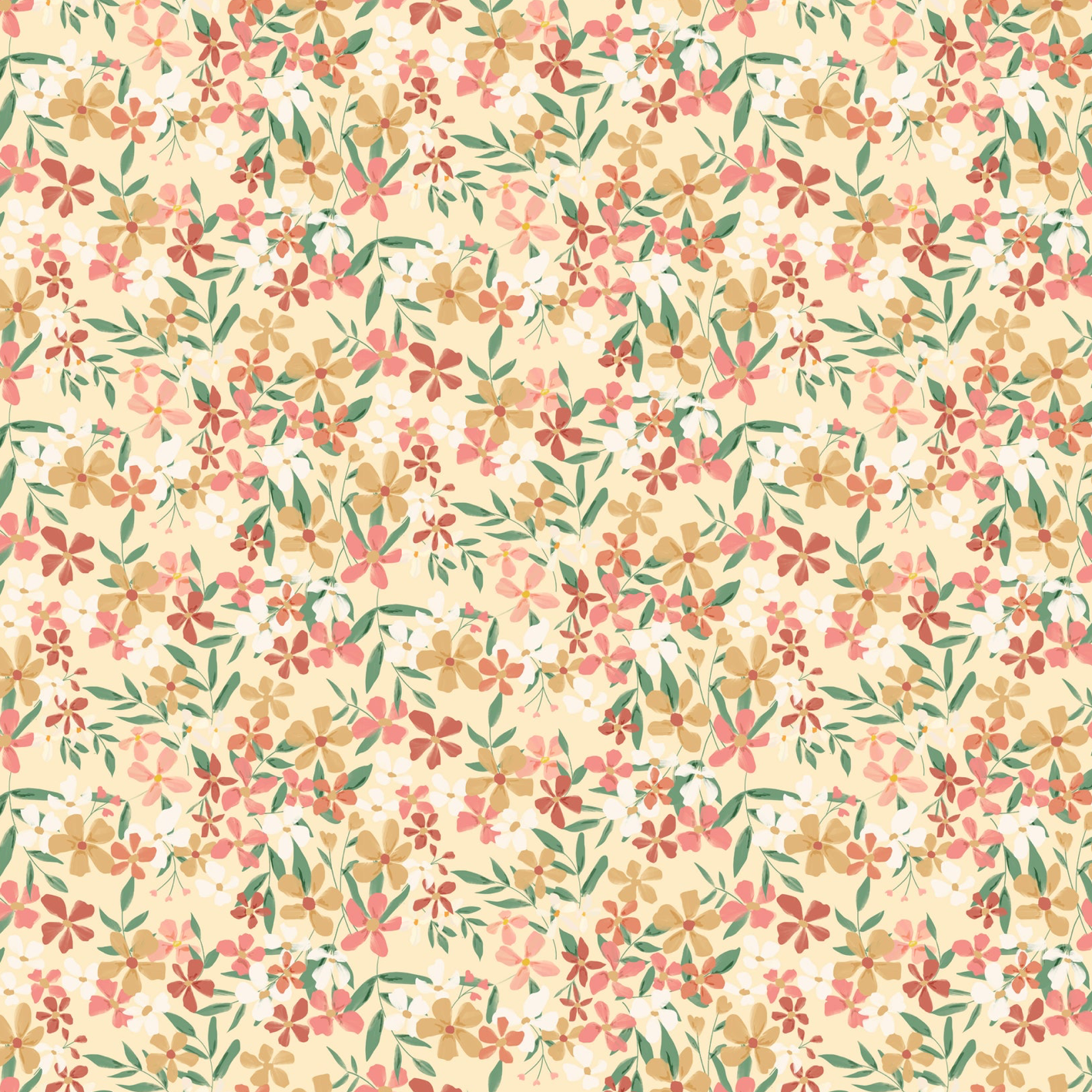 Painted Blossoms Painted Blossoms Yellow PB24653, sold by the 1/2 yard, *PREORDER - Good Vibes Quilt Shop