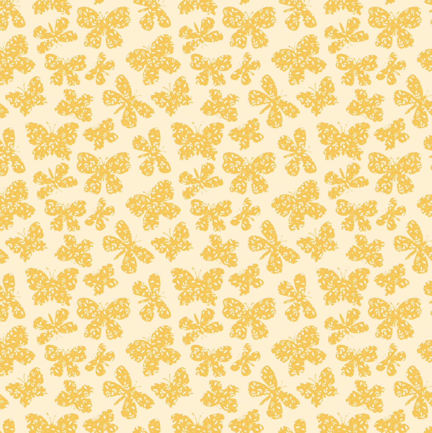 Painted Blossoms Scattered Butterflies Yellow PB24654, sold by the 1/2 yard, *PREORDER - Good Vibes Quilt Shop