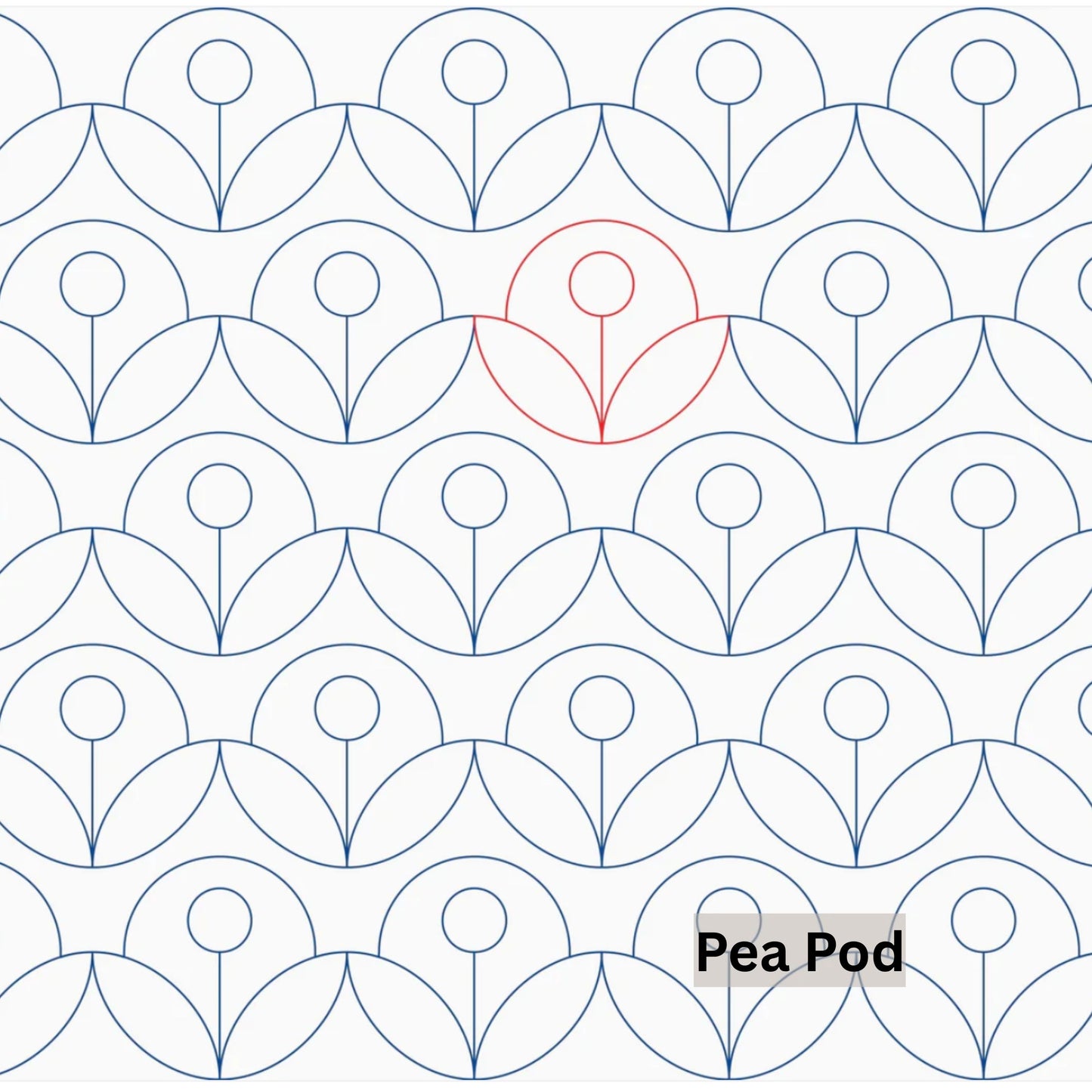 Flowers and Feathers Patterns Pantograph Patterns for Edge to Edge for Longarm Quilting - Good Vibes Quilt Shop