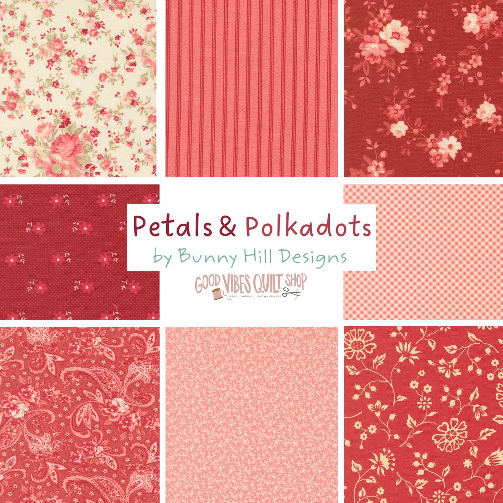 Petals and Polka Dots, Blush 3088 11, Sold by the Yard, PREORDER - Good Vibes Quilt Shop