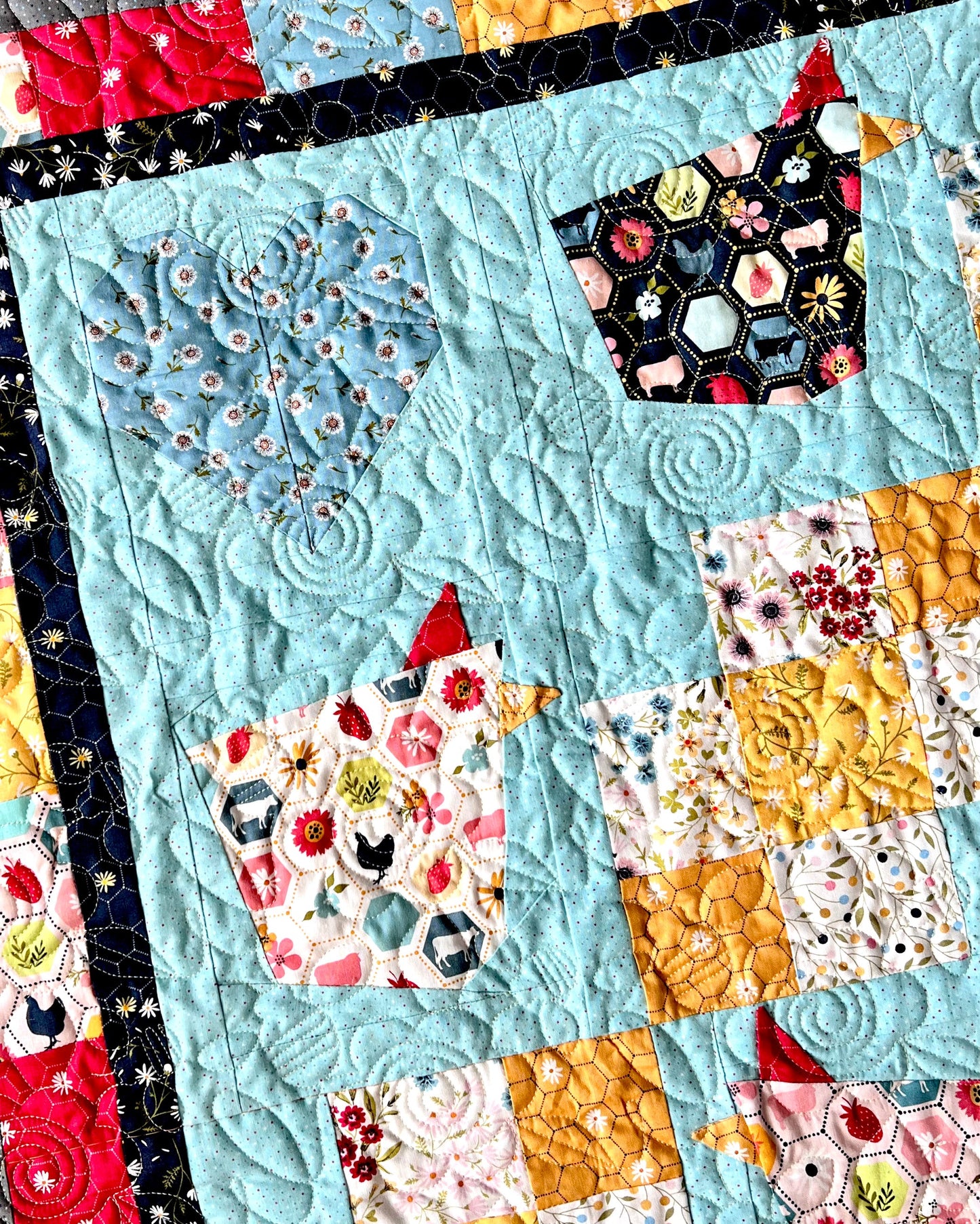 Pick A Little, Talk A Little Quilt KIT, From Merry Makers, THE KIT