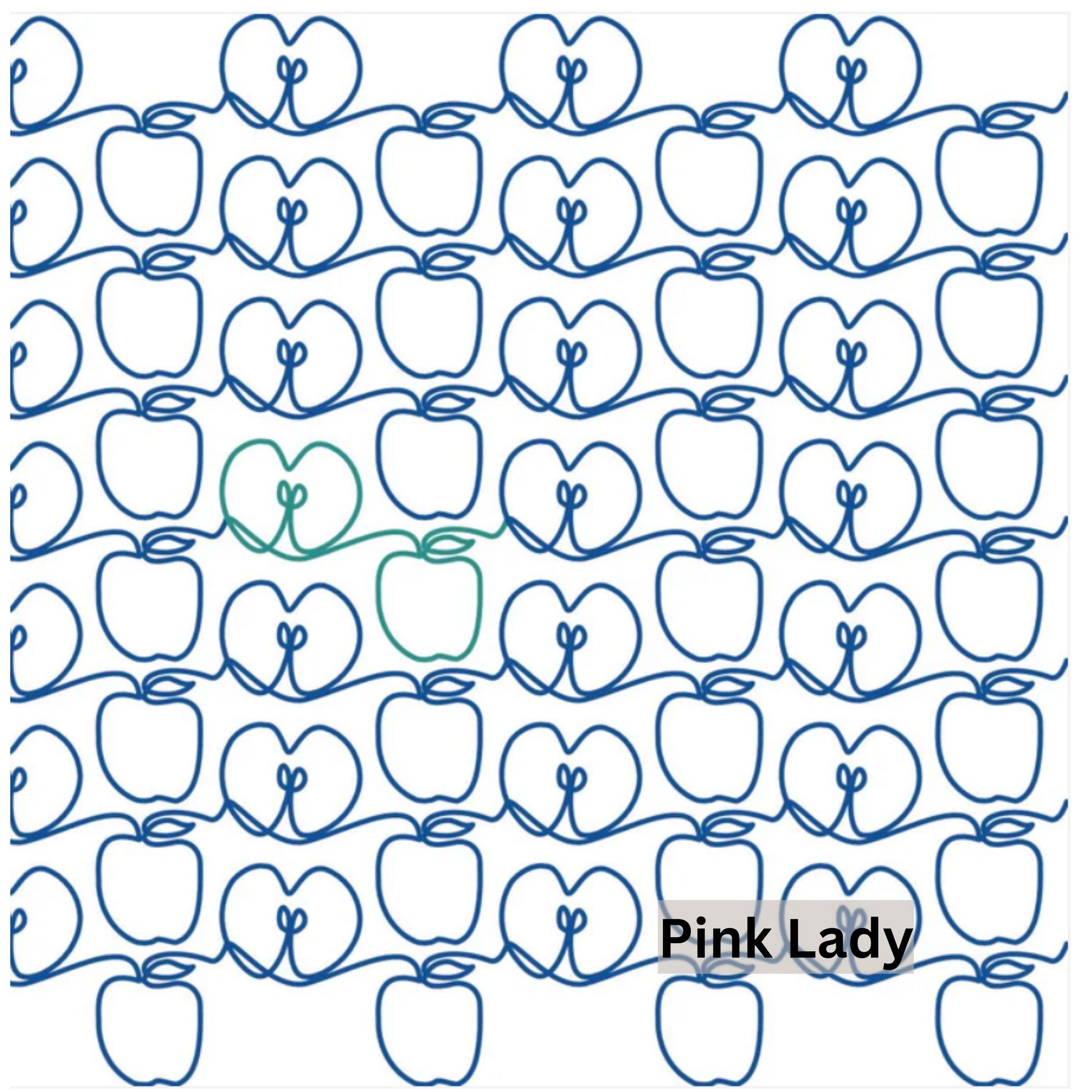 Fruit, Food and Fungi Pantograph Patterns for Edge to Edge for Longarm Quilting - Good Vibes Quilt Shop