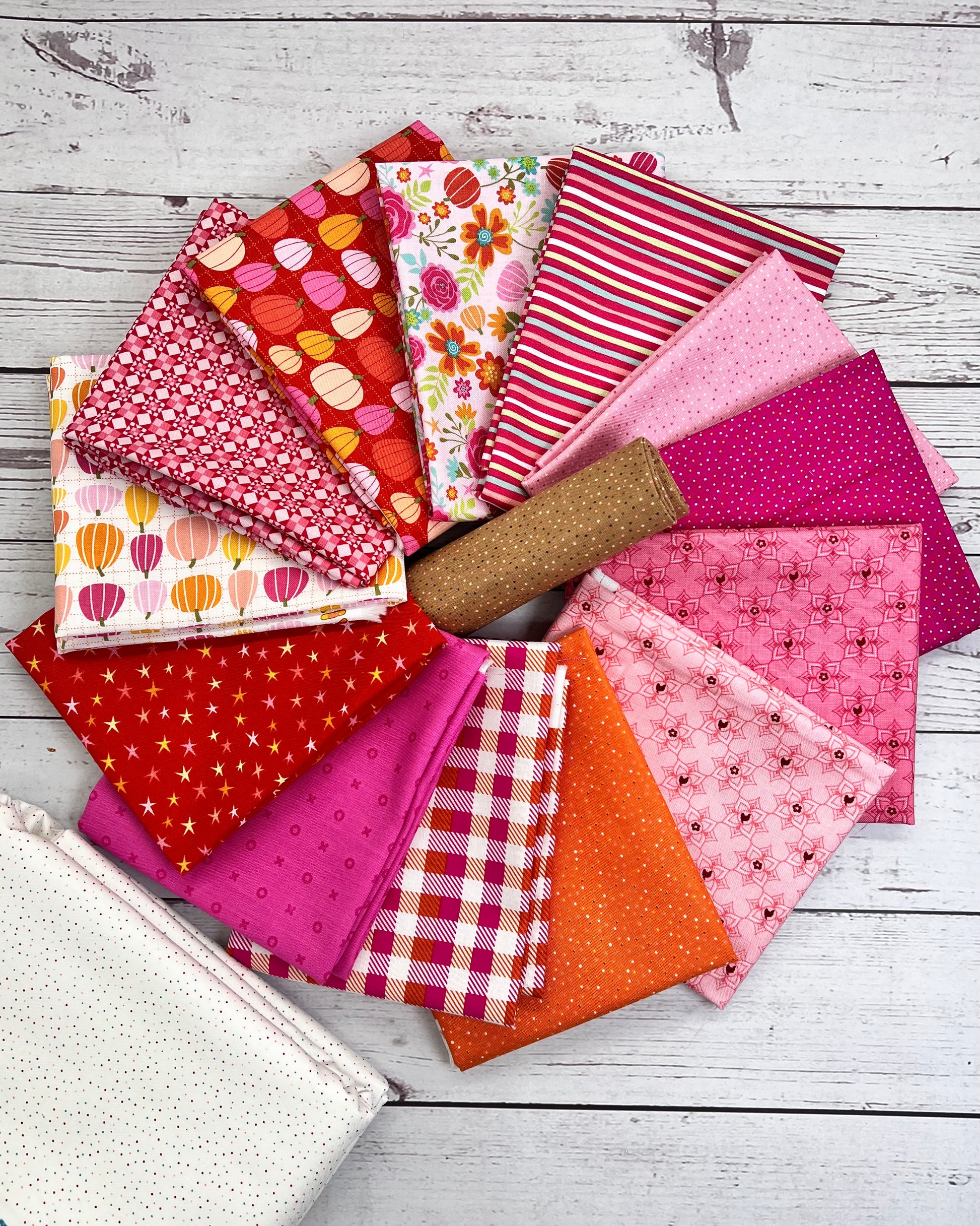 Pink Pumpkin Quilt Pattern and Kit - Good Vibes Quilt Shop