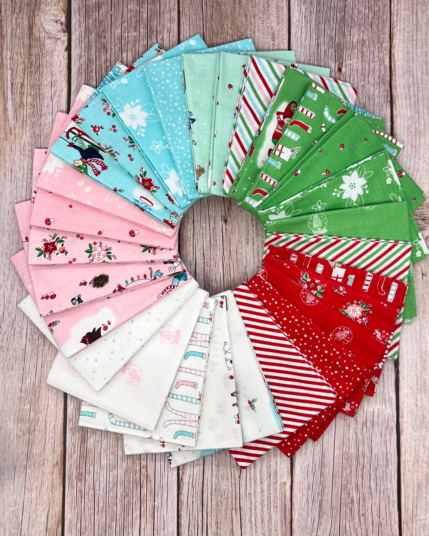 Pixie Noel 2, Fat Quarter Bundle, 28 Pieces - Good Vibes Quilt Shop