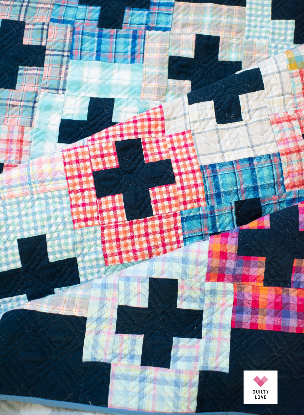 PLUS & MINUS Quilty Love Pattern by Emily Dennis #118 - Good Vibes Quilt Shop