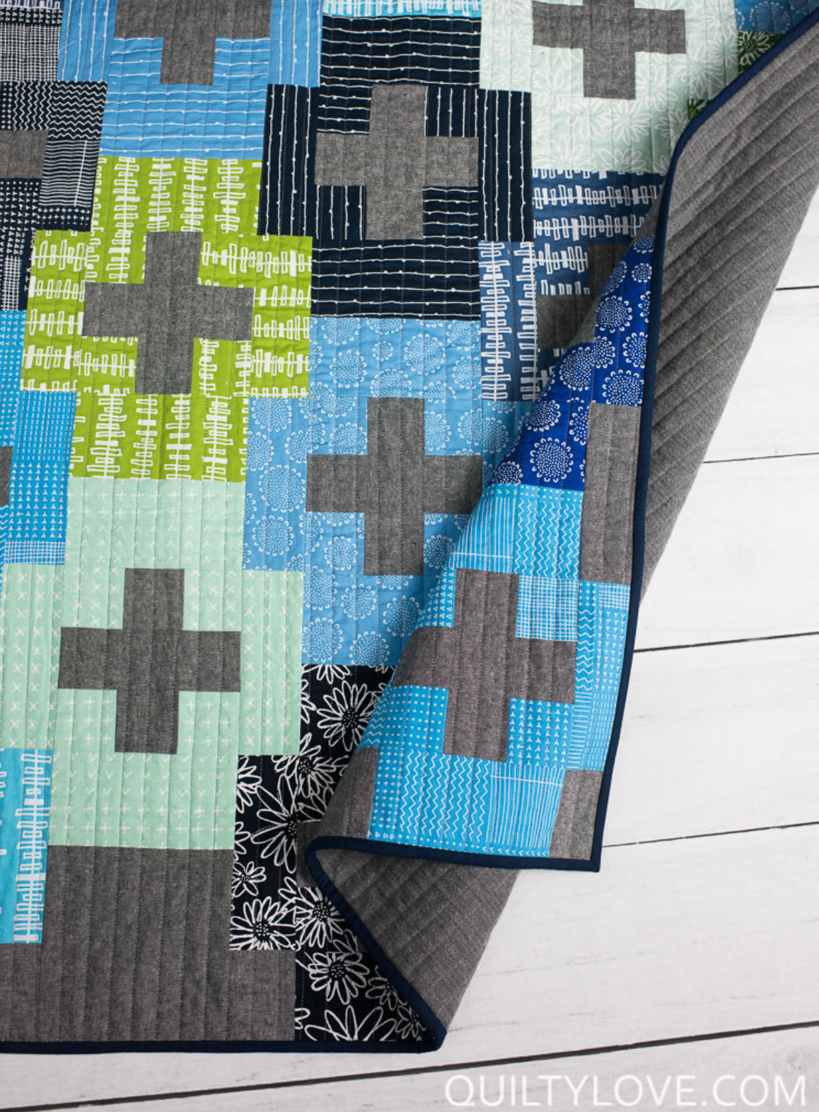PLUS & MINUS Quilty Love Pattern by Emily Dennis #118 - Good Vibes Quilt Shop