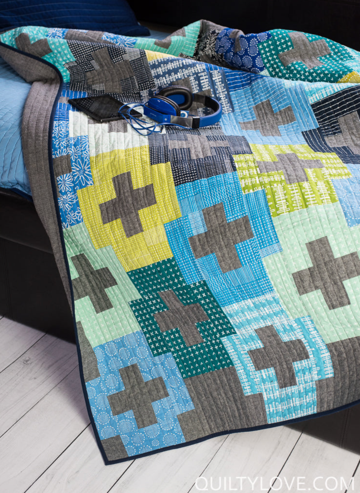 PLUS & MINUS Quilty Love Pattern by Emily Dennis #118 - Good Vibes Quilt Shop