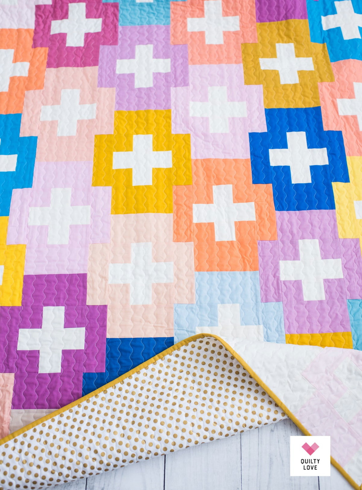PLUS & MINUS Quilty Love Pattern by Emily Dennis #118 - Good Vibes Quilt Shop