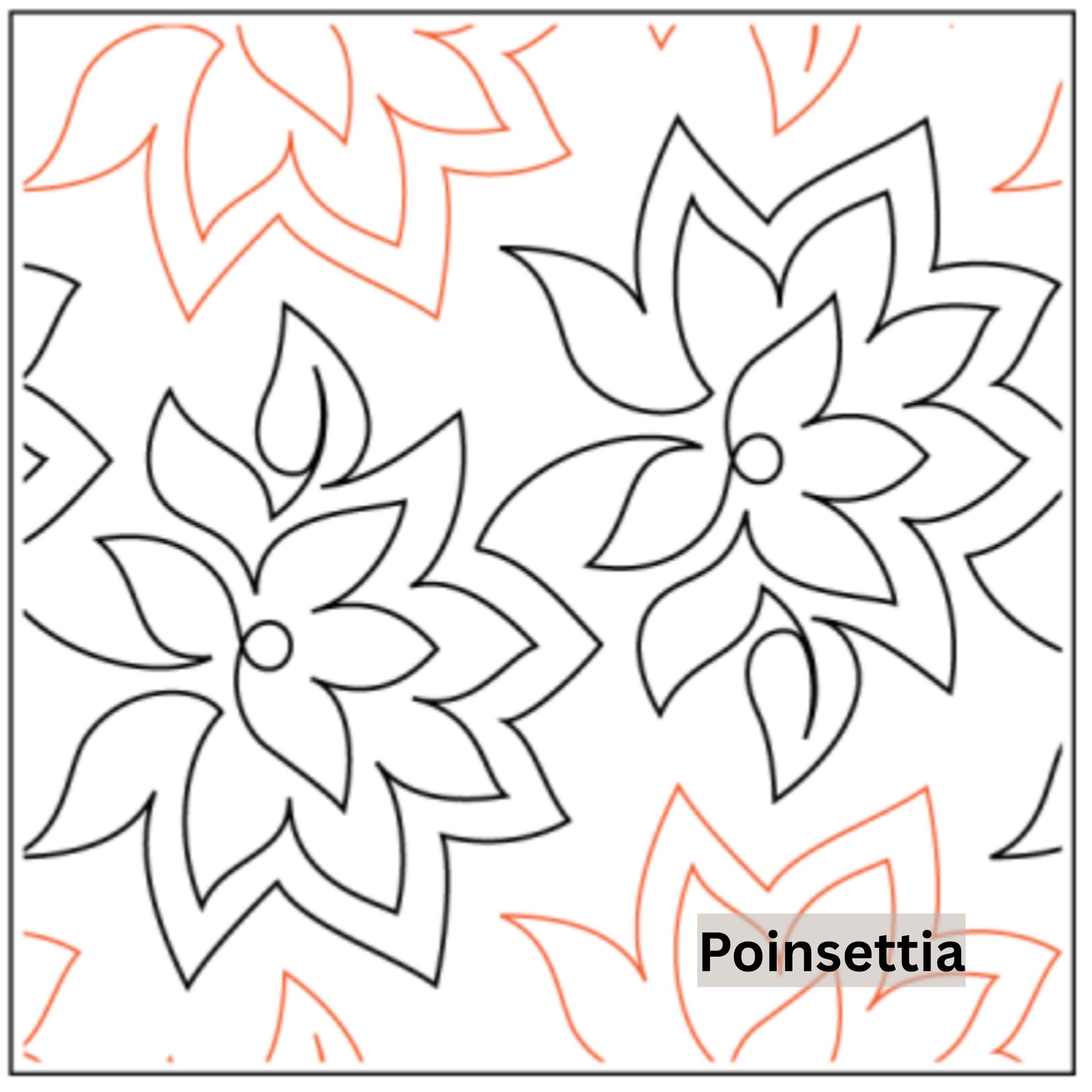 Christmas and Winter Snow Patterns Pantograph Patterns for Edge to Edge for Longarm Quilting - Good Vibes Quilt Shop