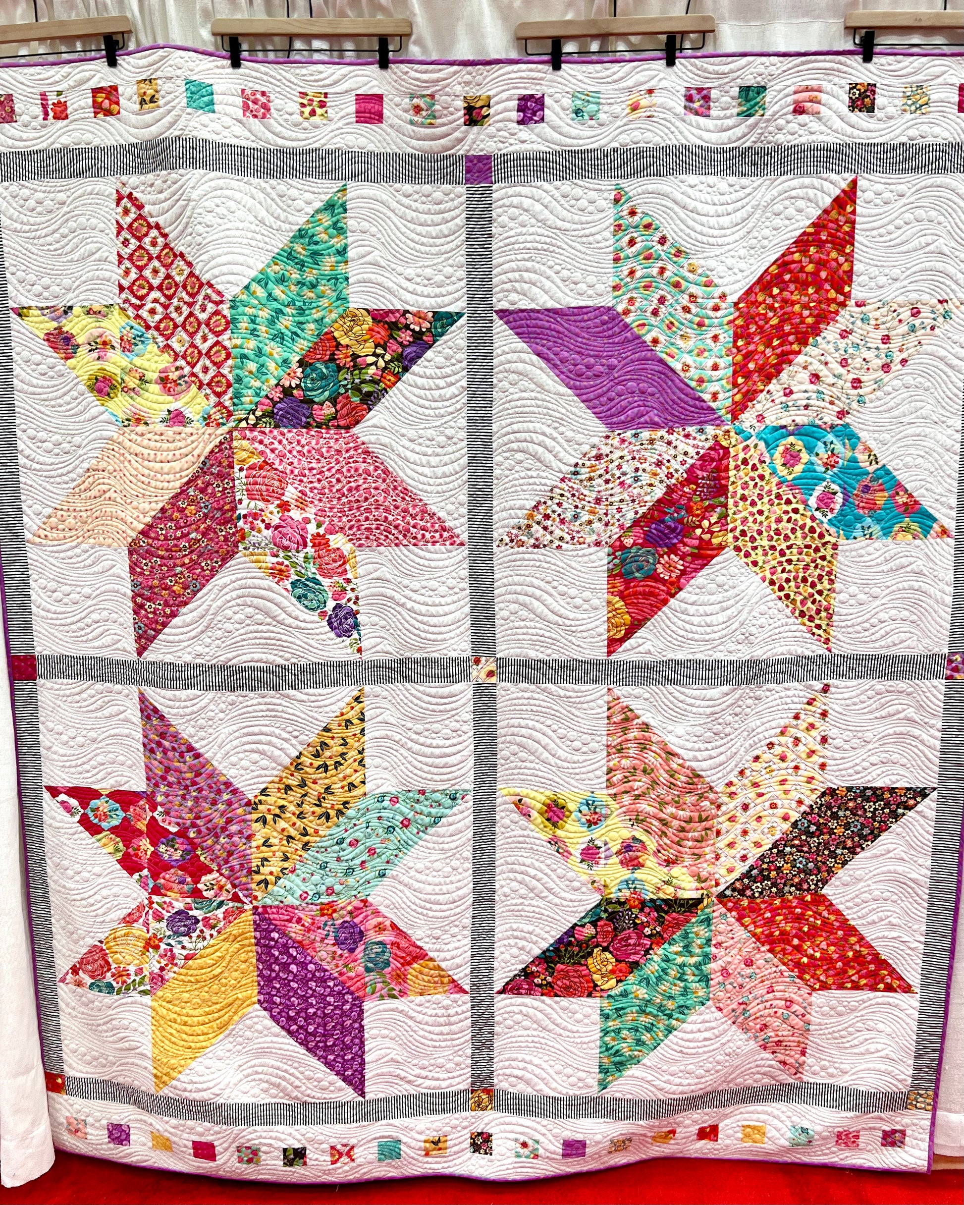 Poppie's Sunshine Star Quilt Pattern - Good Vibes Quilt Shop