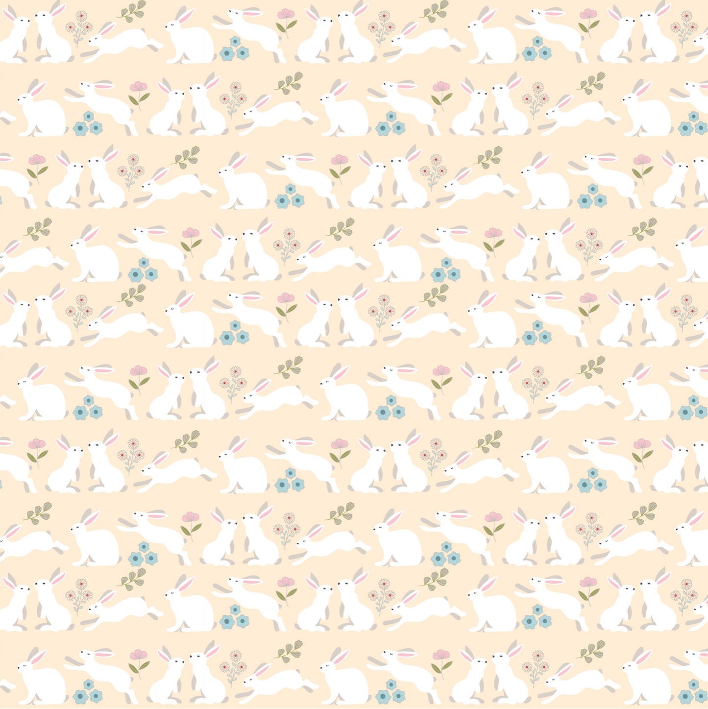 Poppies Patchwork Club, Peter Rabbit Cream, PP23613, sold by the 1/2 yard - Good Vibes Quilt Shop