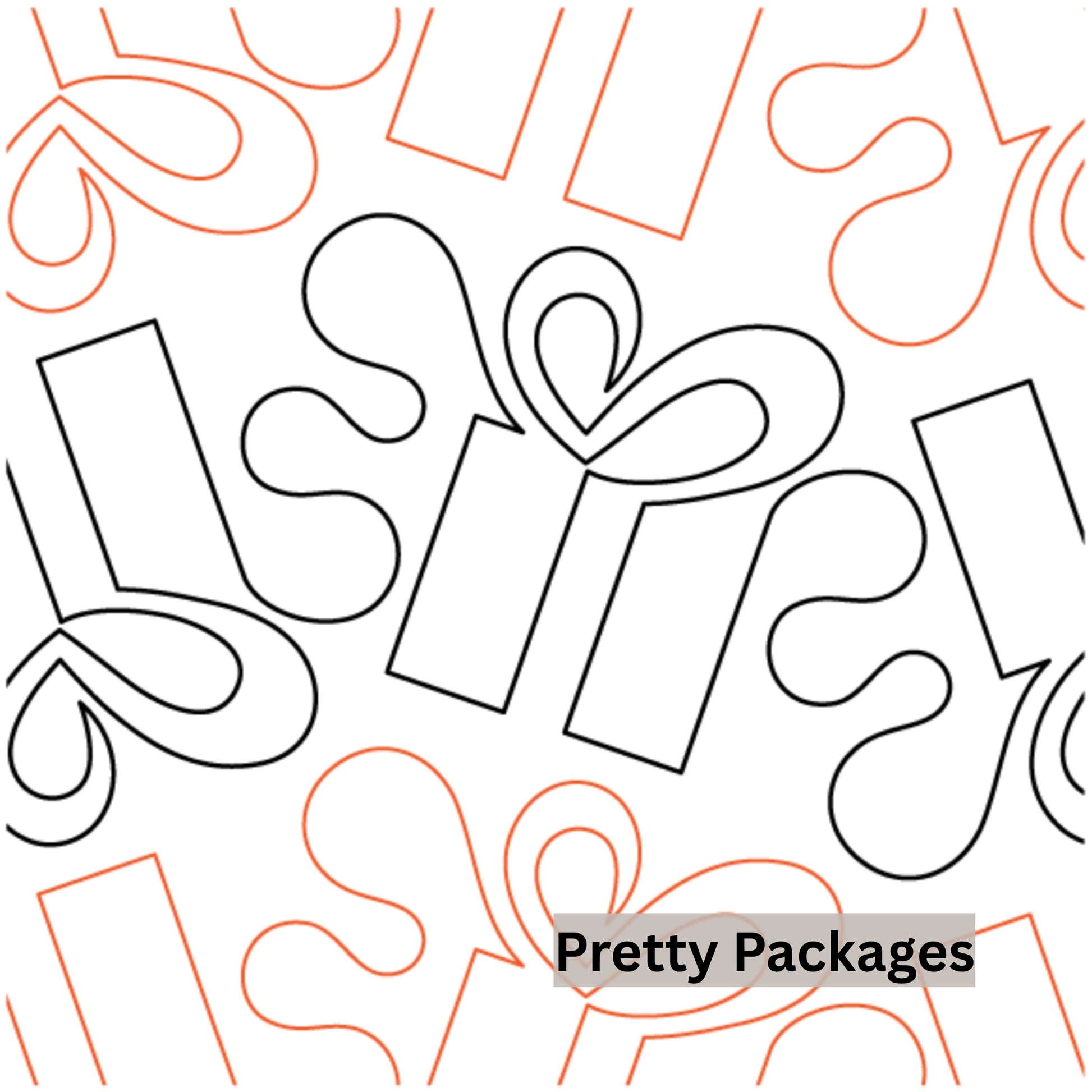 Christmas and Winter Snow Patterns Pantograph Patterns for Edge to Edge for Longarm Quilting - Good Vibes Quilt Shop