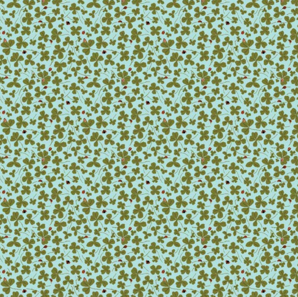 Promise Me Lucky Me Blue PM24606, sold by the 1/2 yard - Good Vibes Quilt Shop