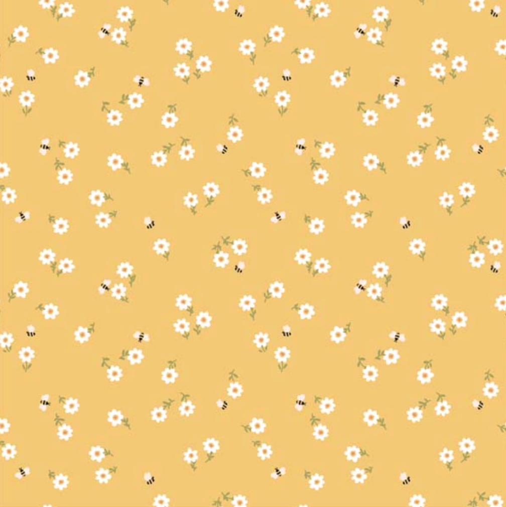 Promise Me Youre Invited Yellow PM24616, sold by the 1/2 yard - Good Vibes Quilt Shop