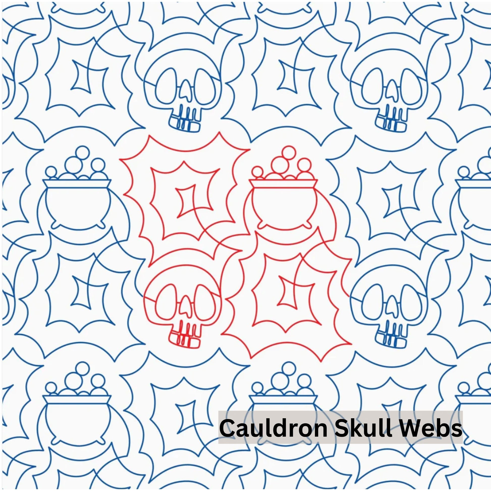 Halloween and Fall Pantographs Patterns for Edge to Edge for Longarm Quilting - Good Vibes Quilt Shop